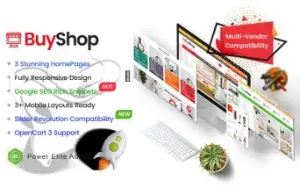 BuyShop - Site/Tema OpenCart 3 - Crie Sua Loja Profissional