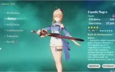 Genshin Impact : Venda de conta Ar56