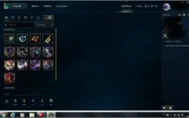 conta lol -89camp -15skin -2pagderunas -10baus(sem chave)