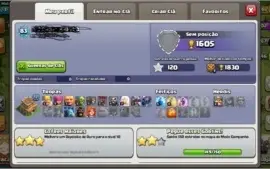 Clash of Clans CV8 (com todas as defesas full) BARATO
