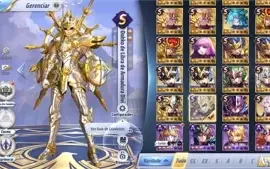 SAINT SEIYA AWAKENING - COM GEMAS AVANÇADAS E LIVROS