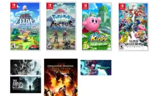 Conta Nintendo Switch vários jogos|Link's Awakening|Pokemon|