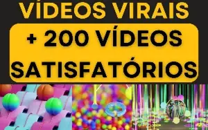 🔥 Pack de Vídeos Virais Satisfatórios – + 200 Vídeos