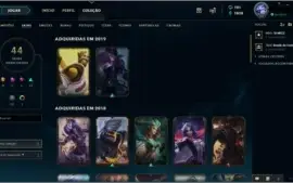 C-onta LOL 83 champs 44 skins
