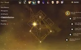 Zhongli C1, Baal, Venti, Xiao, Kazuha, Klee, HuTao, Homa...