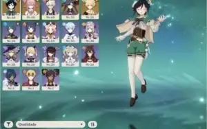 Ar41. Venti, Yae miko, Mona, cortadora de jade