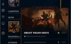 CONTA D4 10 SKINS +