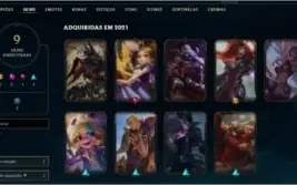 CONTA D4 10 SKINS +