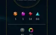 Conta Gold ll, campeões:157,Skins:170,Nível:376, Emotes:184.