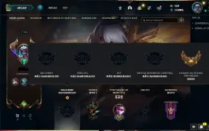 Conta Lol Rara Com Skins Vitoriosas E Prestigios