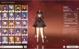 [AR55] HU TAO, ZHONGLI, EULA, KLEE, QIQI, DILUC, MONA 5*