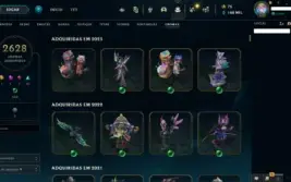 Conta Lol Todas As Skins Do Jogo!