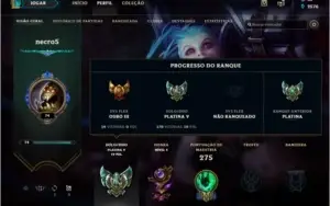 CONTA PLATINA,  115 CAMPEÕES, 37 SKINS # ENTREGA IMEDIATA