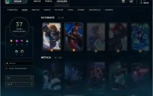 CONTA PLATINA,  115 CAMPEÕES, 37 SKINS # ENTREGA IMEDIATA