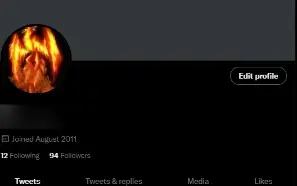CONTA TWITTER OLD COM GIF NA FOTO DE PERFIL