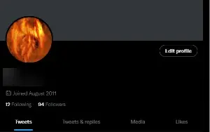 CONTA TWITTER OLD COM GIF NA FOTO DE PERFIL