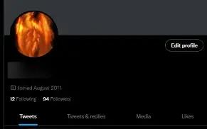 CONTA TWITTER OLD COM GIF NA FOTO DE PERFIL