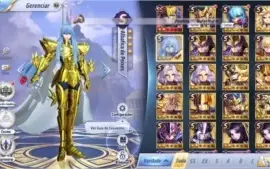 SAINT SEIYA AWAKENING - COM 1400 GEMAS AVANÇADAS E LIVROS