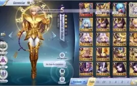 SAINT SEIYA AWAKENING - COM 1400 GEMAS AVANÇADAS E LIVROS