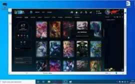 conta lol d4 e valorant ouro 3, muitas skins