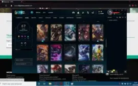 conta lol d4 e valorant ouro 3, muitas skins