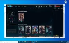 conta lol d4 e valorant ouro 3, muitas skins