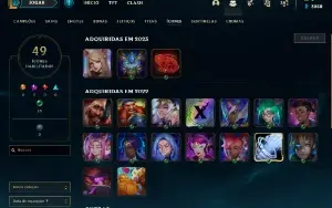 Conta PLATINA 4 | 75% Win - Lol (League Of Legends) Elomoon