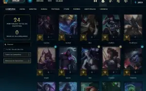 Conta PLATINA 4 | 75% Win - Lol (League Of Legends) Elomoon