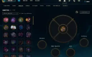 Conta PLATINA 4 | 75% Win - Lol (League Of Legends) Elomoon