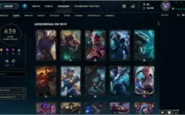 Conta LoL Diamante - 639 Skins