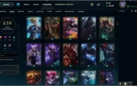 Conta LoL Diamante - 639 Skins
