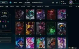 Conta LoL Diamante - 639 Skins