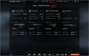 Conta Warface (level 69 quase 70) kd 1.68 5 warbox barata
