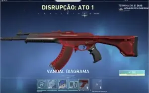 CONTA VALORANT SKIN ONI + SAQUEADOR + PASSE