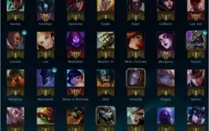 Conta Plat 4 com 89 champs