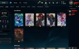 Conta League of Legends Platina