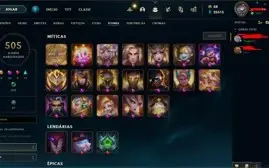 Conta League of Legends Platina