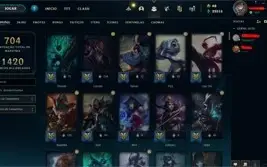 Conta League of Legends Platina