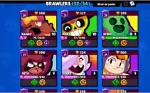 Brawl Stars Nível 127 - 42 brawlers desbloqueados