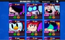 Brawl Stars Nível 127 - 42 brawlers desbloqueados