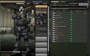 Conta (CEL 1) Combat arms (Cash Platina)
