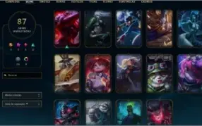 Conta de League Of Legends DIAMANTE 4