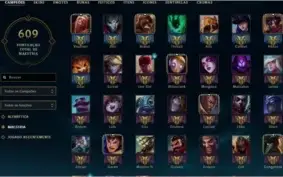 Conta de League Of Legends DIAMANTE 4