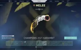CONTA DE VALORANT ASCENDENTE KARAMBIT CHAMPIONS 2500 GASTO