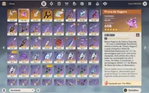 AR 58 YAE+ARMA+ITTO C1(20 T5 COM CONSTELAÇÕES!)ALOY YOIMIYA