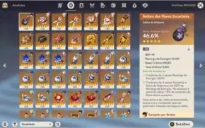 AR 58 YAE+ARMA+ITTO C1(20 T5 COM CONSTELAÇÕES!)ALOY YOIMIYA