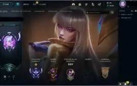 Conta diamante de lol