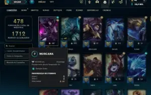 Esmeralda 3 com TODOS os champs e 421 Skins + 221 Cromas