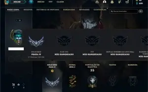 Conta prata 4 com 31 Champs e 5 Skins