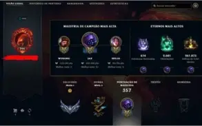 CONTA PRATA 1, LV 296, 204 SKINS.